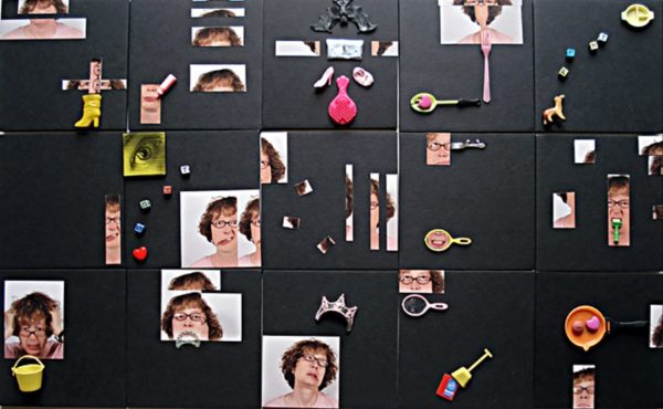 Wilma Needham, Psychomom: the graphic story, collage, latex, 2006.