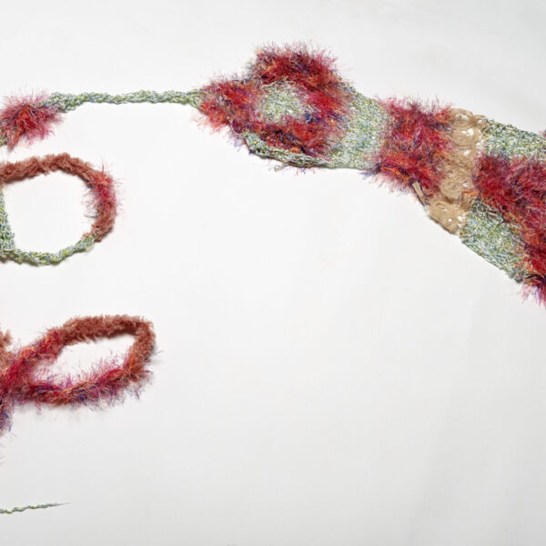 "trendy", hand knit. 
Photo by Wiebke Schroeder.